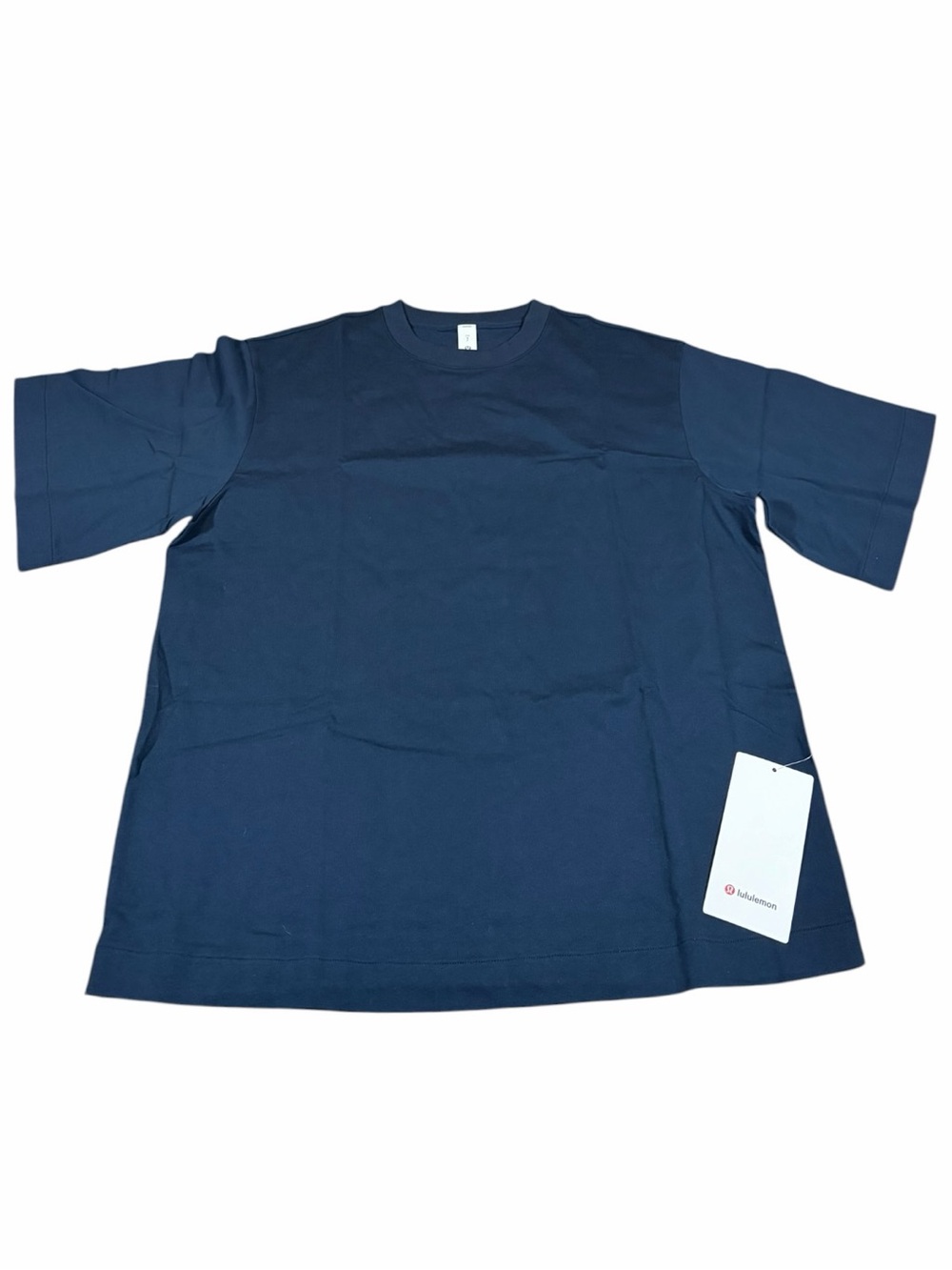 NWT Lululemon Heavyweight Cotton Oversized T-Shirt (True Navy) Size S